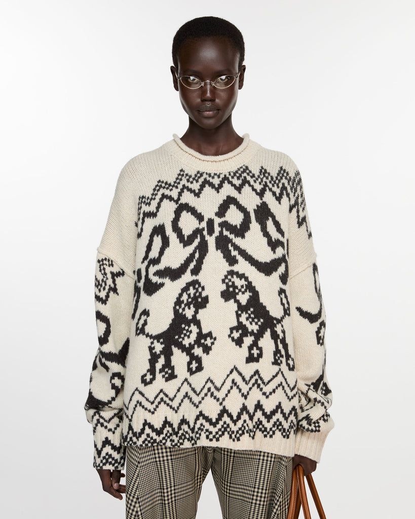 Poodle Jacquard Sweater | Acne Studios | WORKSHOP