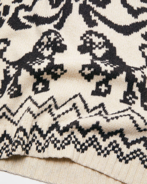 Poodle Jacquard Sweater