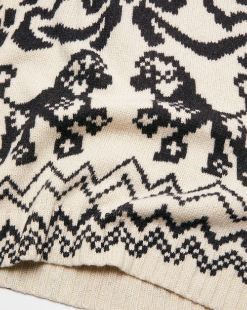 Poodle Jacquard Sweater