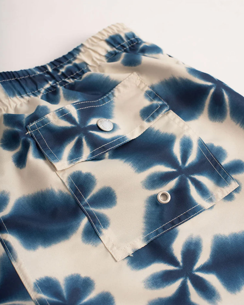 Garden Shibori Short Bather