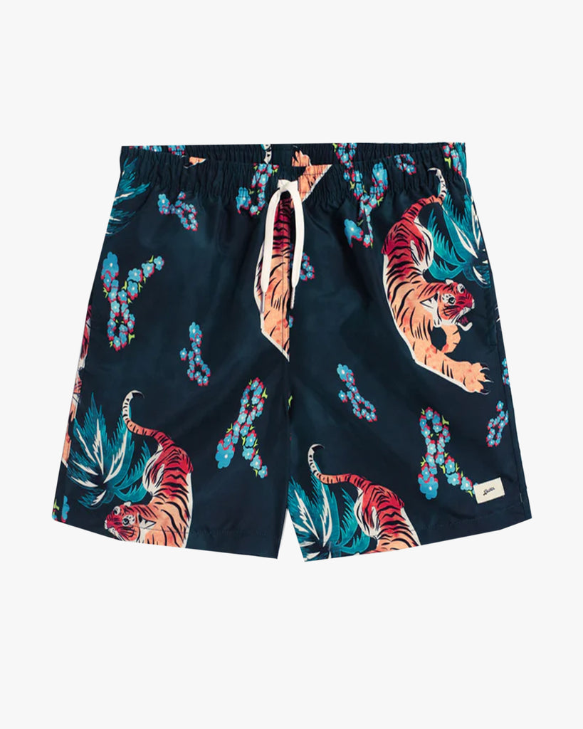 Tiger Print Short Bather