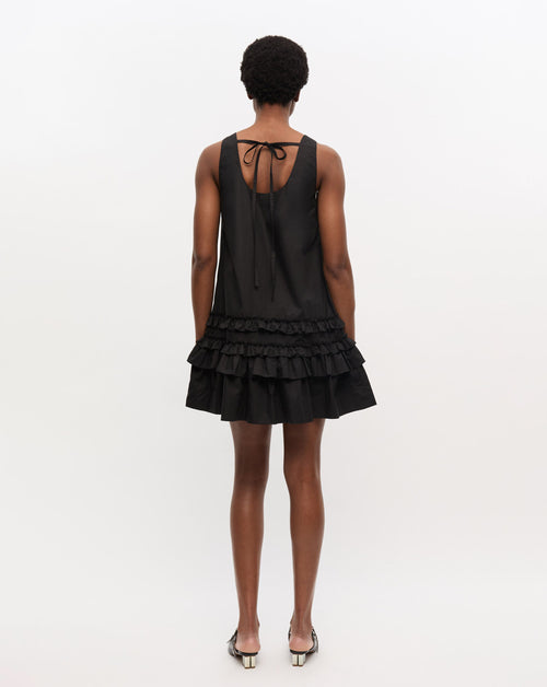 Cotton Poplin Mini Dress