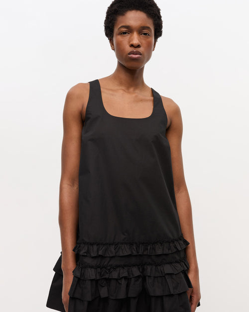 Cotton Poplin Mini Dress