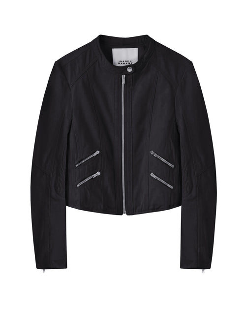 Leys Denim Biker Jacket