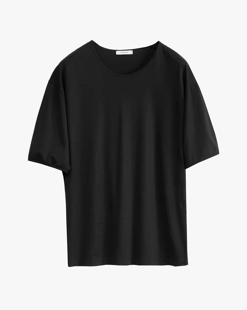 Lemaire-Rib-U-Neck-T-Shirt- 