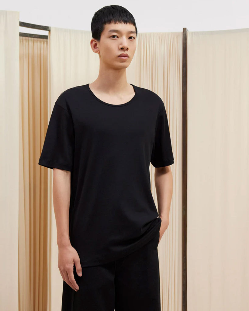 Rib U Neck T-Shirt | Lemaire | WORKSHOP