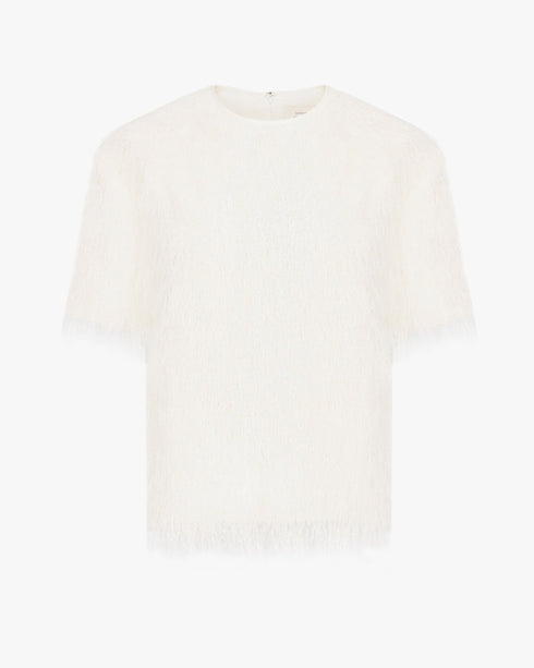 Zaro Fringed SS Top