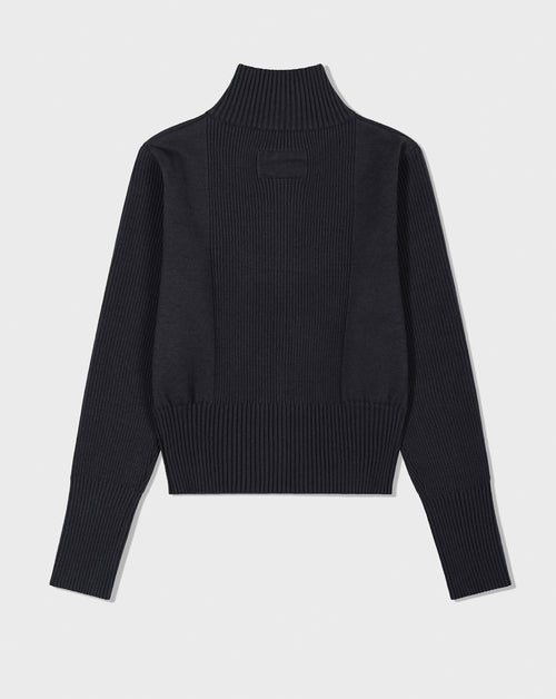 Zip Knit Sweater