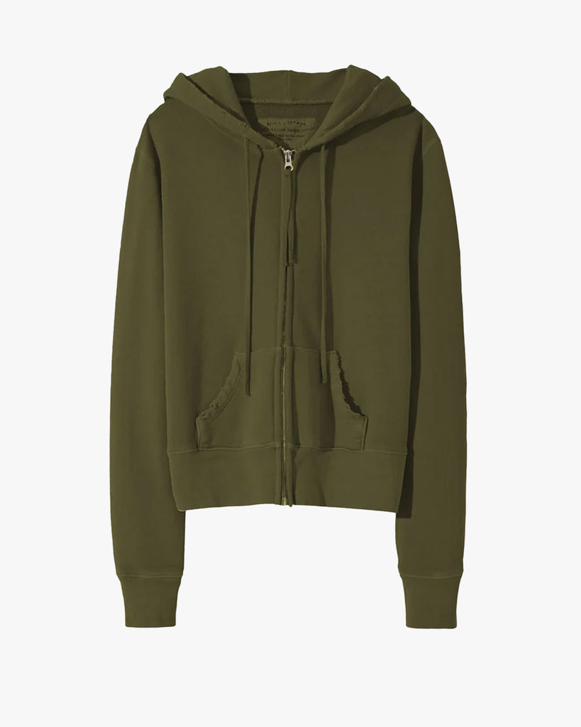 トップス NILI LOTAN CALLIE ZIP UP HOODIE Callie Zip Up Hoodie | Nili Lotan | WORKSHOP