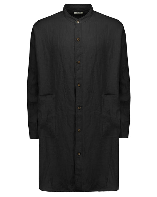 Linen Long Overshirt