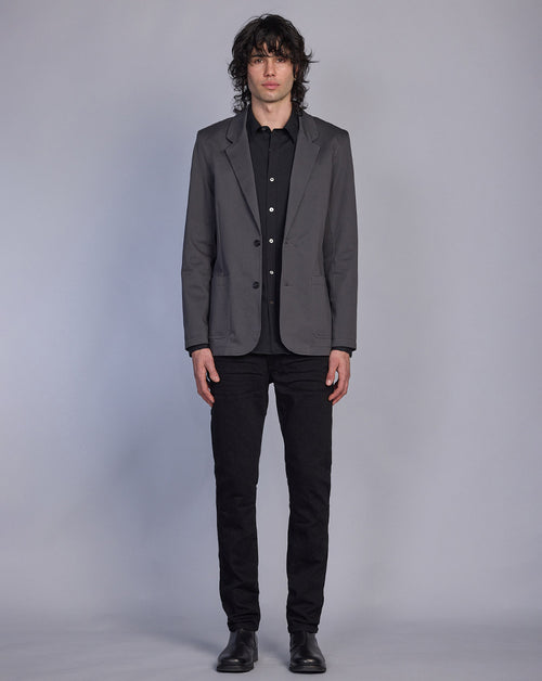 Slim Fit Stretch with Leather Pockets