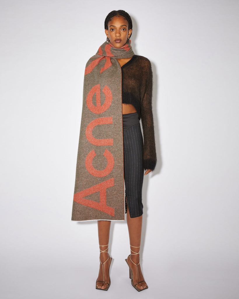Acne jacquard scarf Clearance