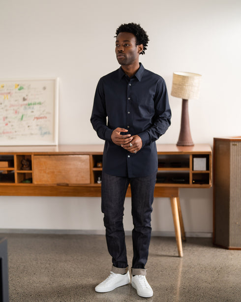 Slim Fit Stretch Arrowhead Shirt