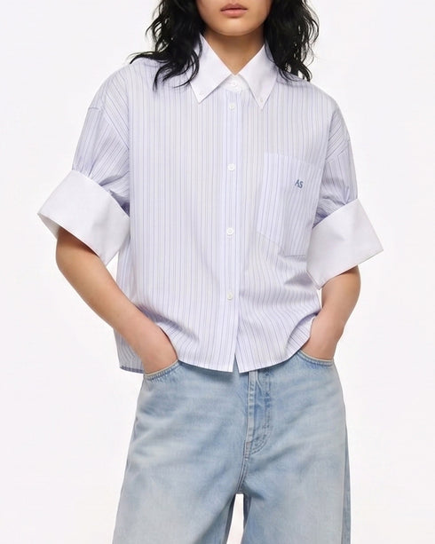 Pencil Stripe SS Shirt