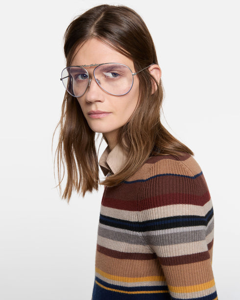 Metal Aviator Glasses