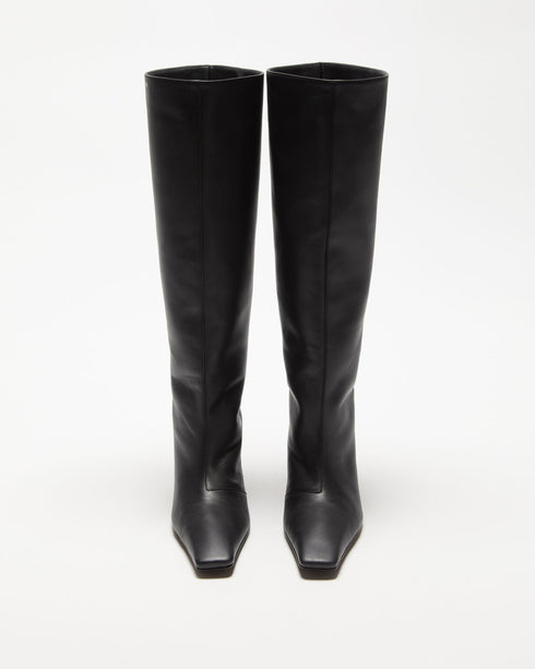 Leather Knee High Boot