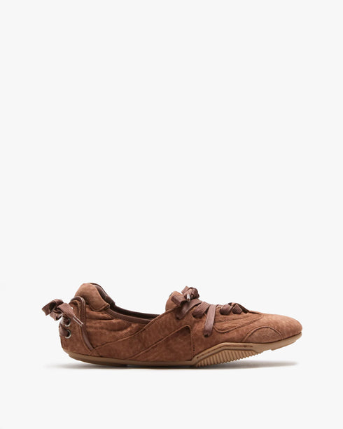 Suede Lace-Up Sneaker