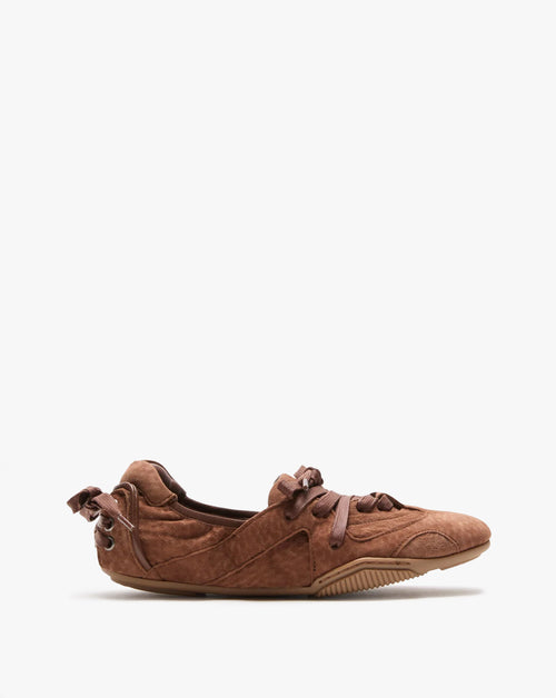 Suede Lace-Up Sneaker