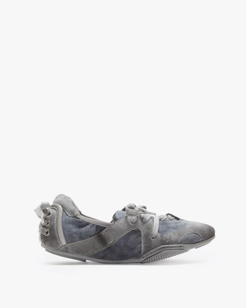 Suede Lace-Up Sneaker