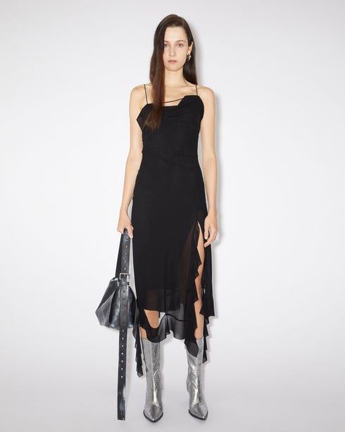 Chiffon Ruffle Dress