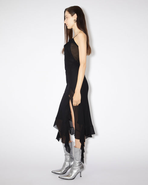 Chiffon Ruffle Dress