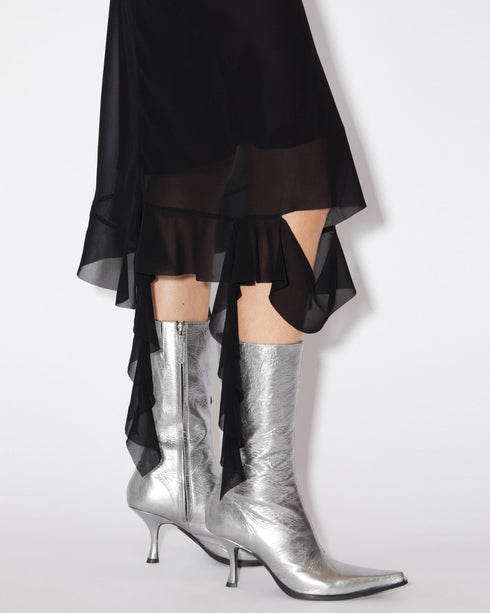 Chiffon Ruffle Dress