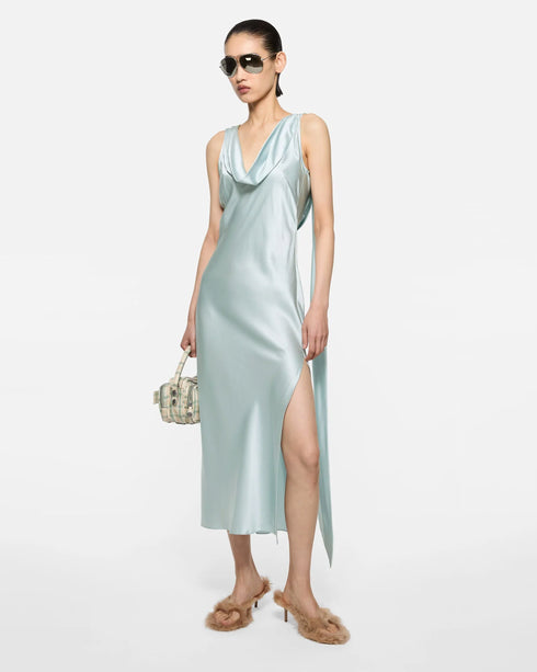 Silk Satin Midsummer Dress