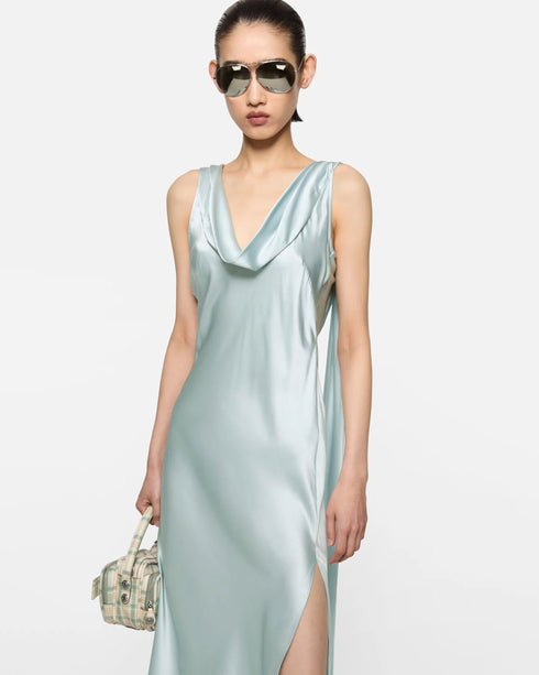 Silk Satin Midsummer Dress