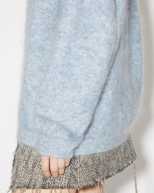 Acne Studios Brushed Jacquard Mohair-Blend Jumper  Acne studios sweater,  Jacquard sweater, Wool blend sweater