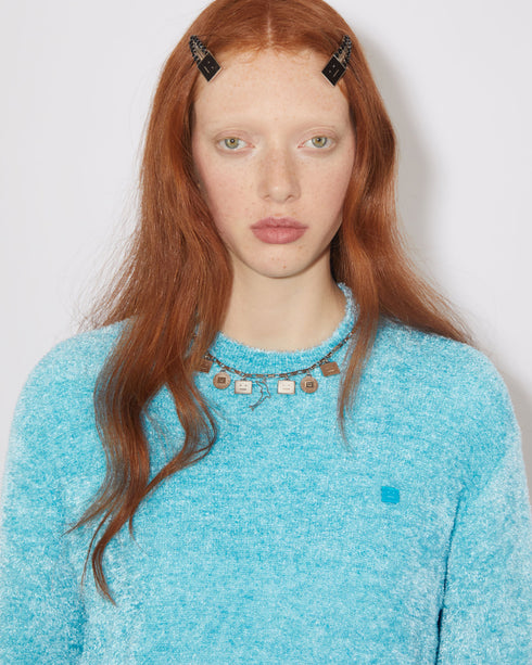Hairy Knit Face Sweater