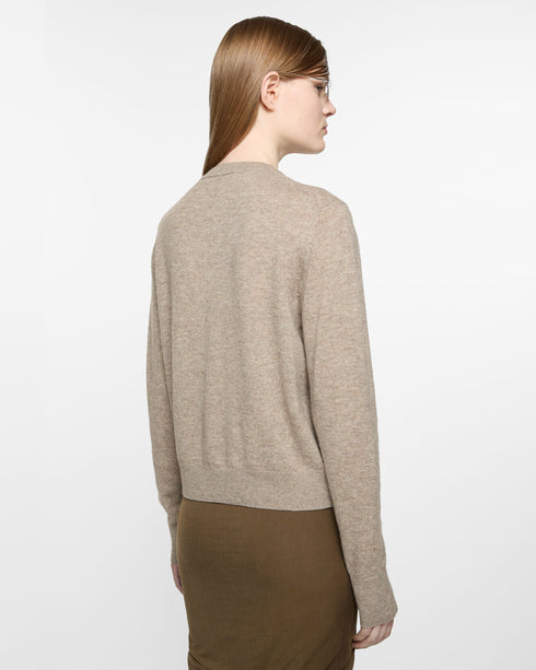 Yak Face Cropped Cardigan