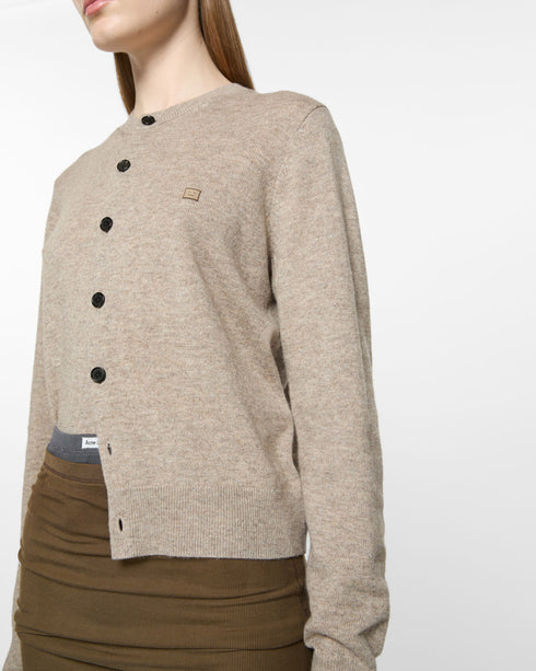 Yak Face Cropped Cardigan