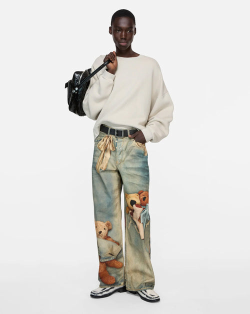 Oversized Logo Vintage Sweatshirt