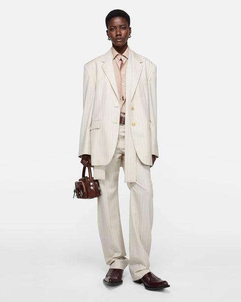 Wool Pinstripe Jacket