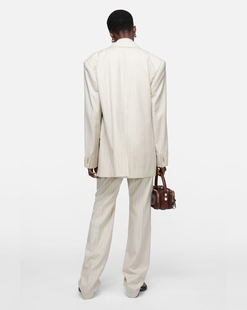 Wool Pinstripe Jacket