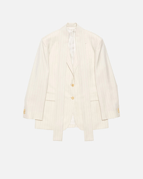 Wool Pinstripe Jacket