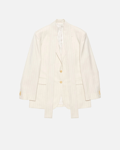 Wool Pinstripe Jacket