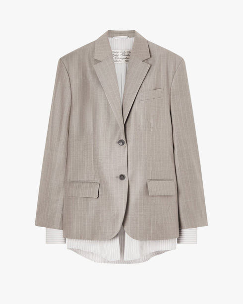 Pinstripe Midsummer Jacket
