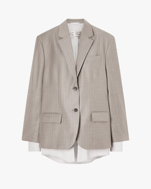 Pinstripe Midsummer Jacket
