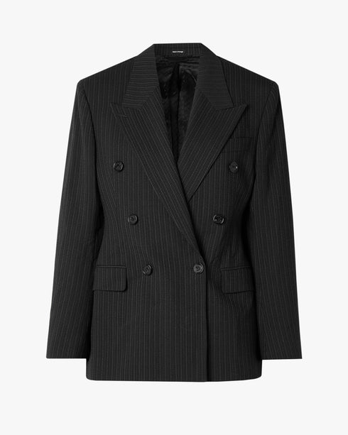 Double Breasted Jacquard Jacket
