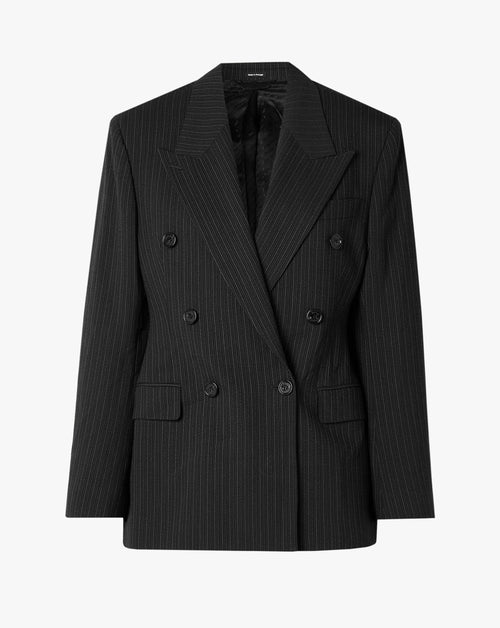 Double Breasted Jacquard Jacket
