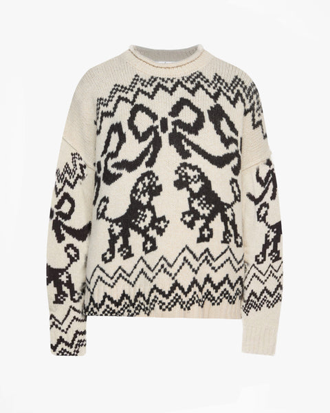 cherry beeracne studios  ACNE ニット Acne Studios Sprayed Knit Sweater in Burgundy für Damen | LN-CC®