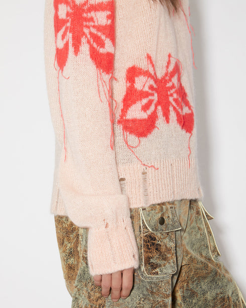Butterfly Intarsia Sweater