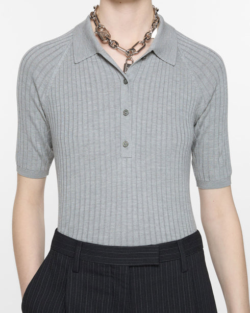 Lightweight Ribbed SS Polo