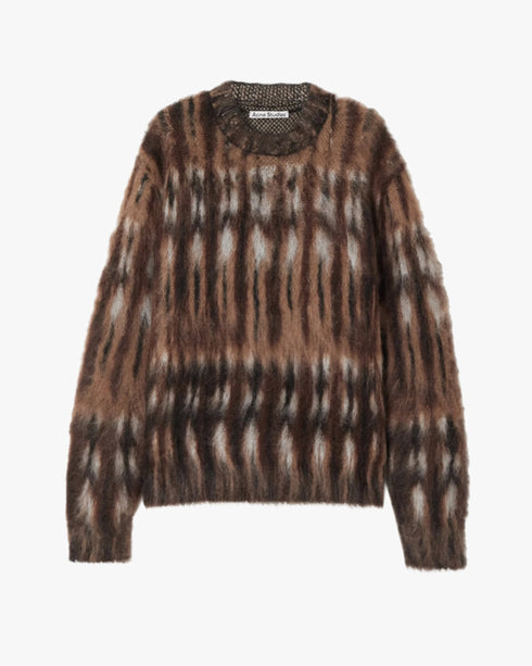 Brushed Jacquard Sweater