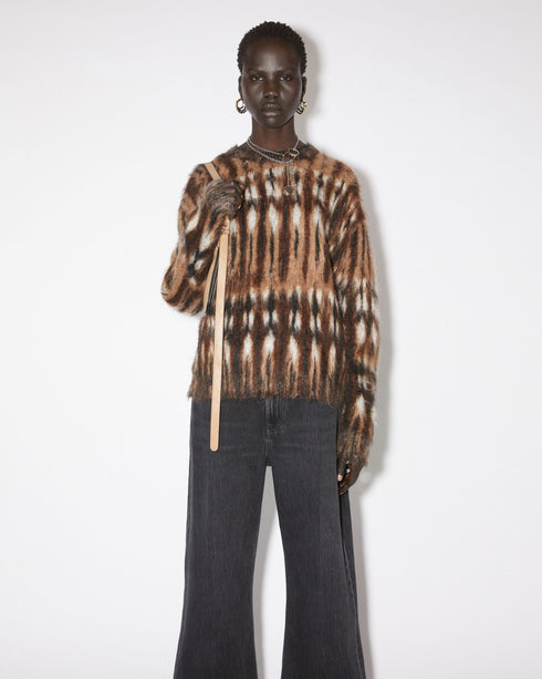 Brushed Jacquard Sweater