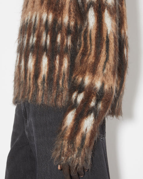 Brushed Jacquard Sweater