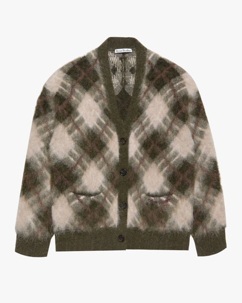Mohair Intarsia Cardigan