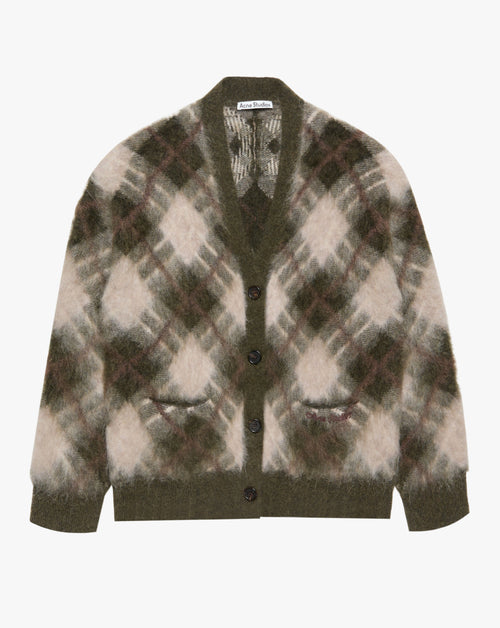 Mohair Intarsia Cardigan