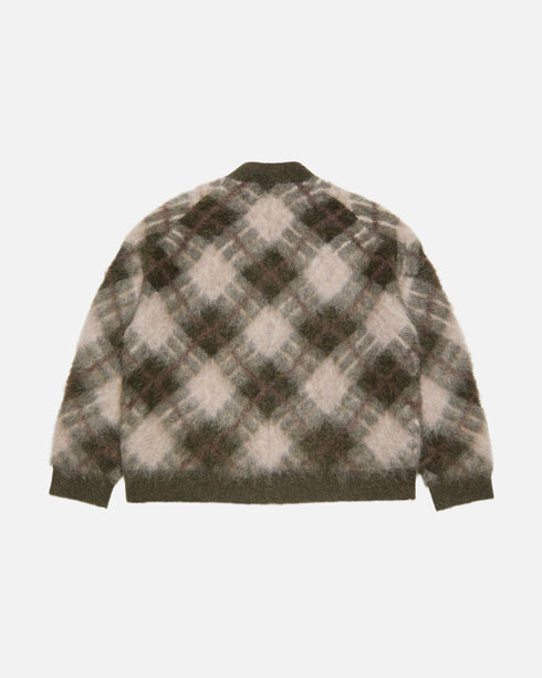 Mohair Intarsia Cardigan